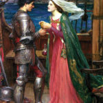 John William Waterhouse, Tristano e Isotta con la pozione, 1916 c.a., olio su tela, cm 109 x 81, Fred and Sherry Ross collection