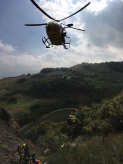 Intervento Soccorso Alpino Per Incidente Climbers Padre E Figlia A Pietra Perduca