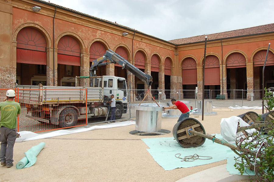 La Messa A Dimora Degli Alberi In Piazza Mazzini (1)