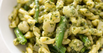 Pasta Al Pesto Con Patate E Fagiolini 1 622x320