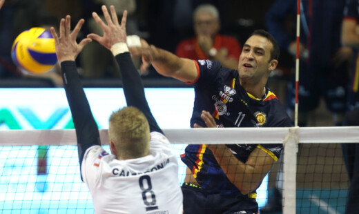 RAVENNA 23/10/2016. VOLLEY PALLAVOLO. BUNGE RAVENNA CALZEDONIA VERONA.