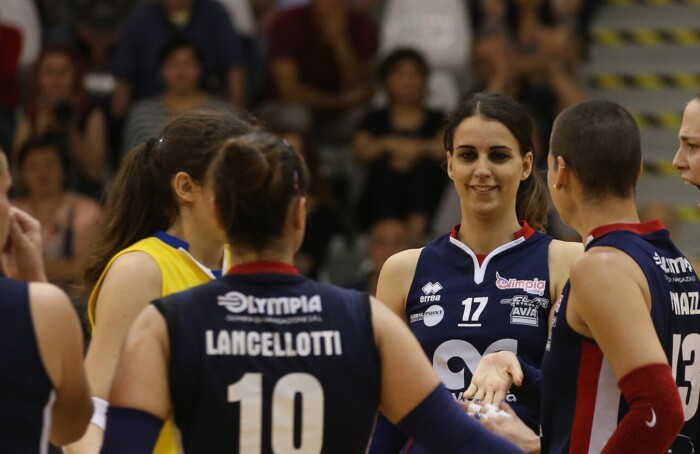 RIMINI 8/05/2017. VOLLEY PALLAVOLO FEMMINILE PLAY OFF B1. OLIMPIA CMC RAVENNA PERUGIA