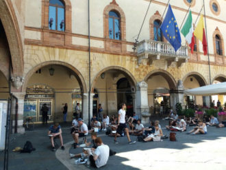 Studenti Tedeschi In Piazza Del Popolo