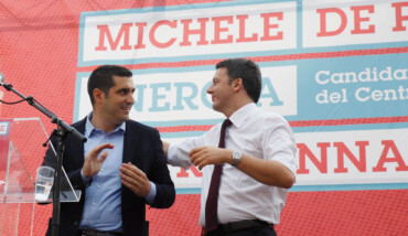03–06 2016 Ravenna , Renzi A Ravenna E Protesta