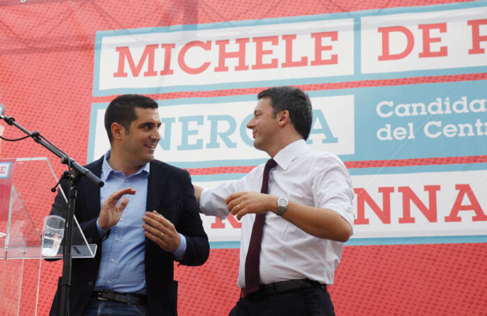 03–06 2016 Ravenna , Renzi A Ravenna E Protesta