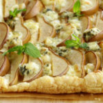 Puff Pastry Tart With Blue Cheese And Pears