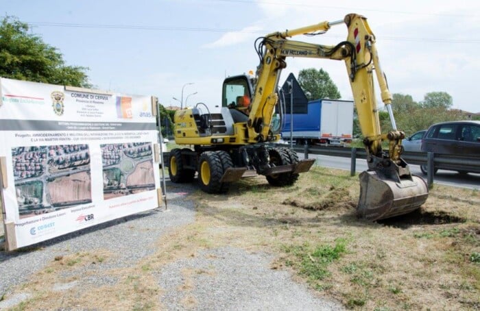 Rotatoria Saline Colpo Di Benna Per Avvio Lavori