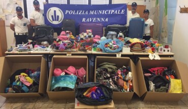 Merce sequestrata dalla Municipale