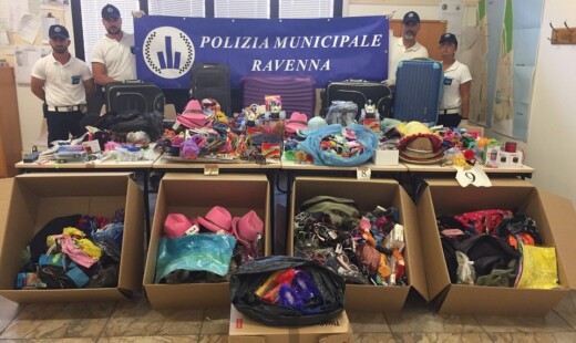 Merce sequestrata dalla Municipale
