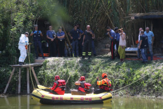 RAVENNA 05/08/17. CORPO DI UNA PERSONA DI CIRCA 50 ANNI IN AVANZATO STATO DI DECOMPOSIZIONE TROVATO DA 3 PESCATORI NEI FIUMI UNITI