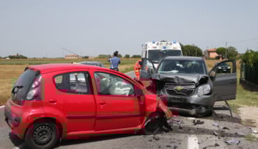 RAVENNA 09/08/17. INCIDENTE VIA DISMANO A OSTERIA