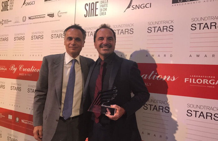 Corsini (a Sx) E Guerra Durante La Premiazione