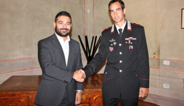 Il Sindaco Davide Ranalli E Il Capitano Giuseppe Talamo, Lugo, 4 Settembre 2017 (1)