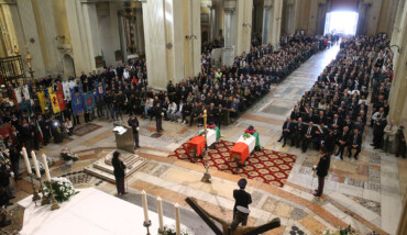 RAVENNA 20/09/17. FUNERALE DEI 2 POLIZIOTTI MORTI NELL’ INCIDENTE DI LIDO ADRIANO