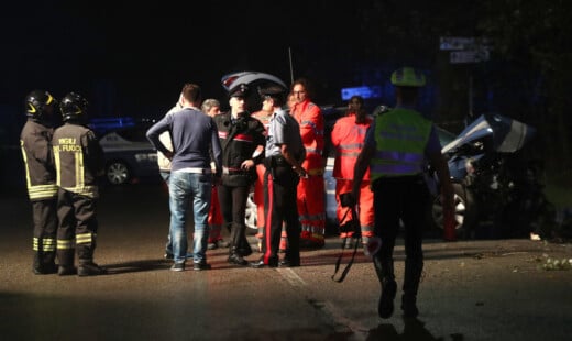 RAVENNA 16/09/2017. INCIDENTE A LIDO ADRIANO, MORTI DUE POLIZIOTTI