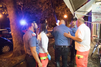 RAVENNA 02/09/2017. CARABINIERE AGGREDITO DA PACHISTANO IN VIALE PALLAVICINI