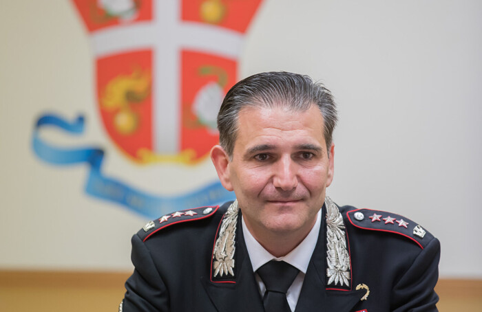 RAVENNA 23/09/17. CARABINIERI, Comandante Provinciale Col T. SFP Roberto DE CINTI.