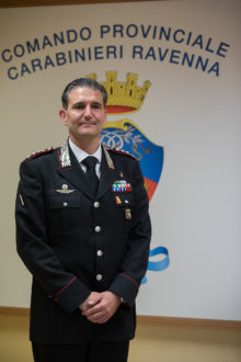 RAVENNA 23/09/17. CARABINIERI, Comandante Provinciale Col T. SFP Roberto DE CINTI.