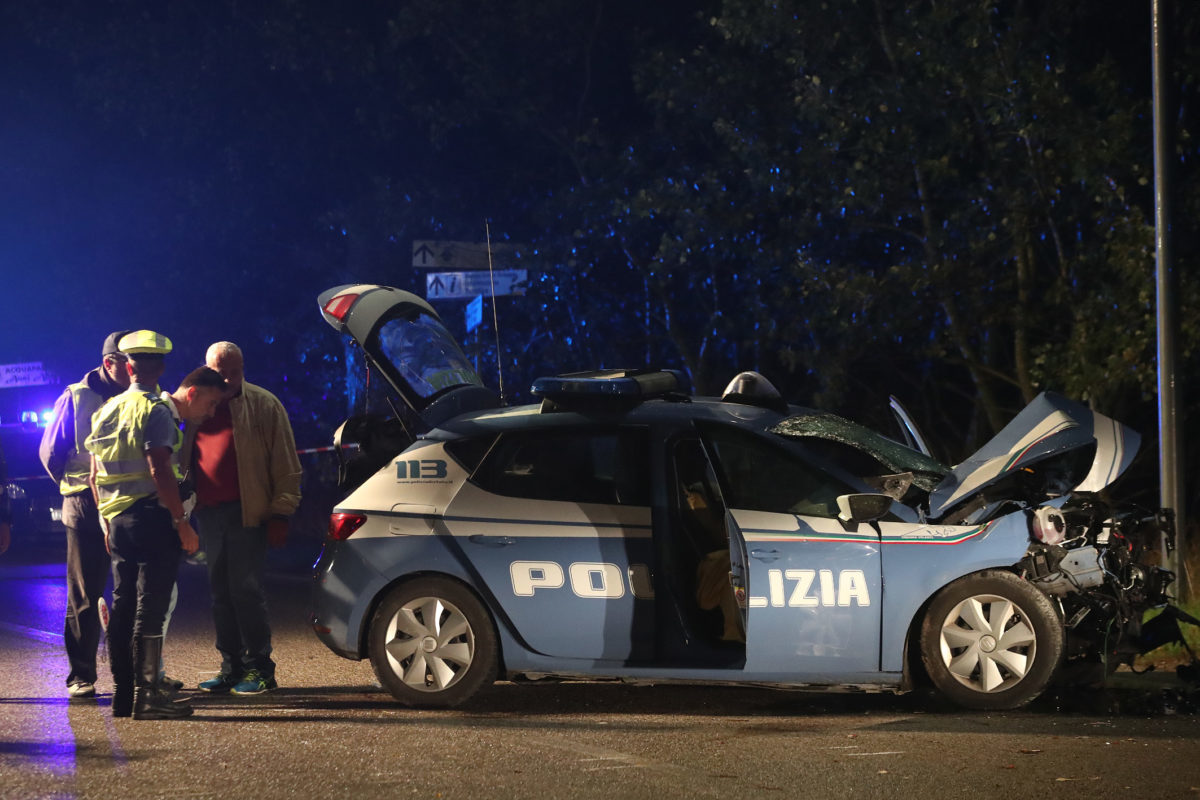 RAVENNA 16/09/2017. INCIDENTE A LIDO ADRIANO, MORTI DUE POLIZIOTTI