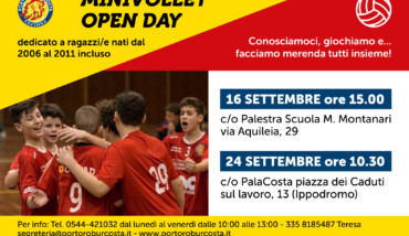 Locandina Open Day Minivolley