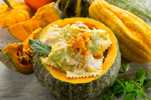 Tortelli di zucca alla mantovana