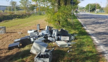 Rifiuti abbandonati sulla Baiona