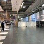 I lavori all'Ipercoop di Ravenna