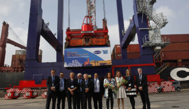 18 10 2017 Ravenna Porto Inaugurazione Gru Alla Tcr