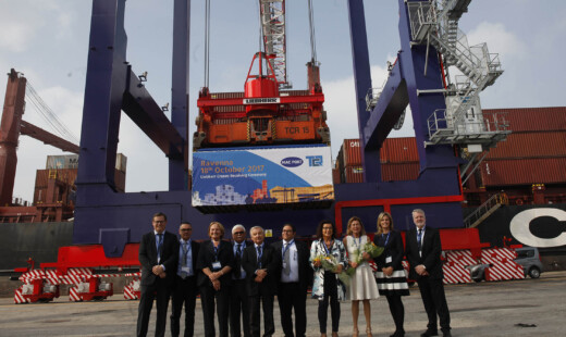 18 10 2017 Ravenna Porto Inaugurazione Gru Alla Tcr