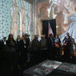 La vernice per la stampa della mostra dedicata a Sicis