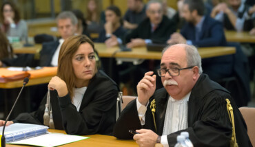 Ravenna 10/10/2017. FEMMINICIDIO GIULIA BALLESTRI. Iniziato Il Processo Che Vede Imputato Matteo Cagnoni Accusato Dell’ Omicidio Della Moflie Giuglia Ballestri.