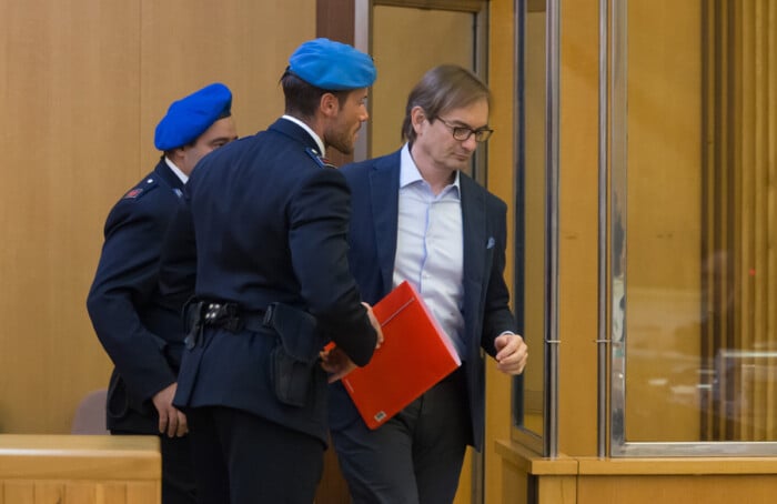 Ravenna 10/10/2017. FEMMINICIDIO GIULIA BALLESTRI. Iniziato Il Processo Che Vede Imputato Matteo Cagnoni Accusato Dell’ Omicidio Della Moflie Giuglia Ballestri.