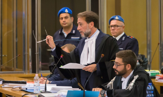 Ravenna 10/10/2017. FEMMINICIDIO GIULIA BALLESTRI. Iniziato Il Processo Che Vede Imputato Matteo Cagnoni Accusato Dell’ Omicidio Della Moflie Giuglia Ballestri.
