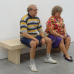 Duane Hanson, Old Couple on a Beach