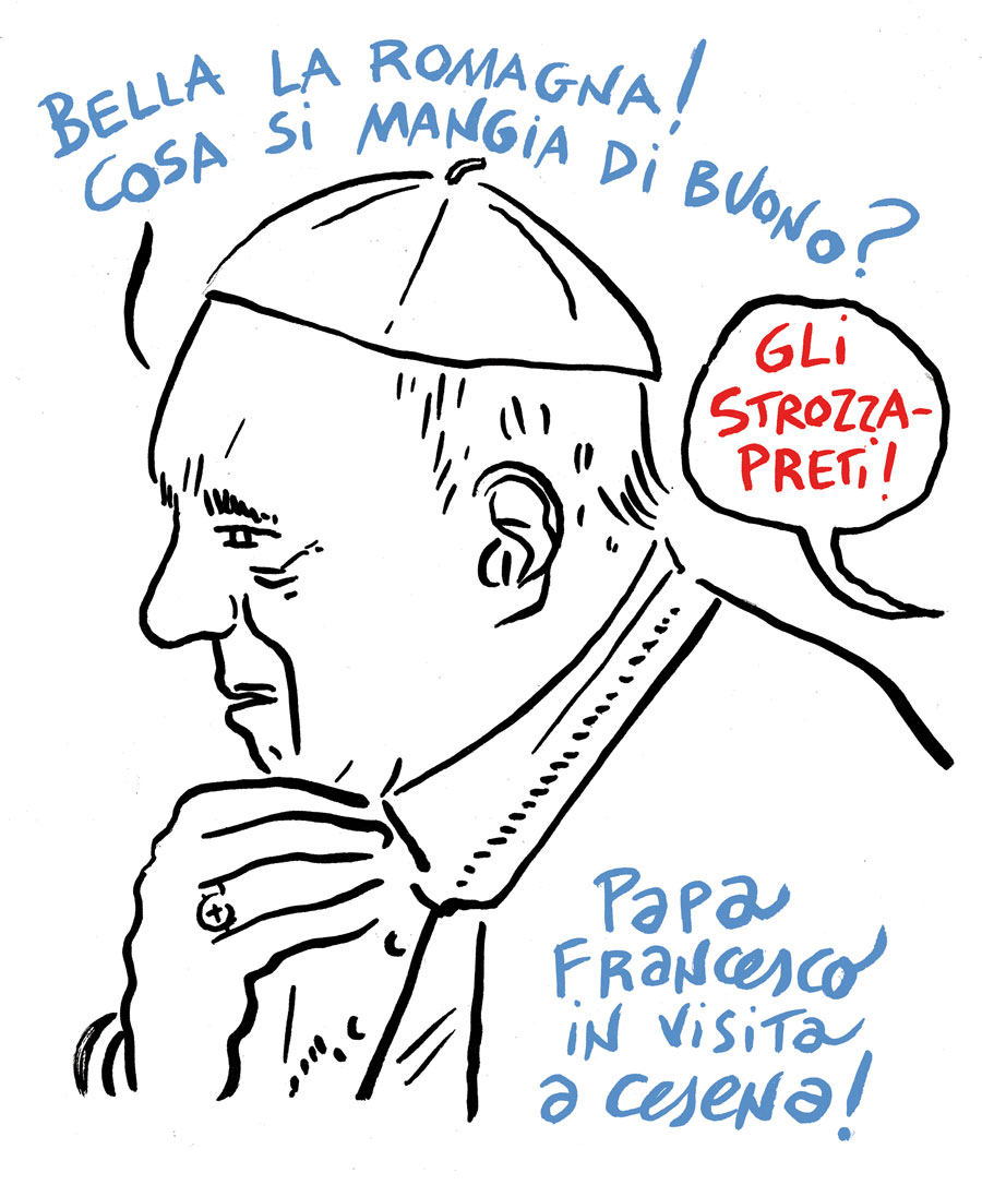 Costantini Papa Francesco Cesena