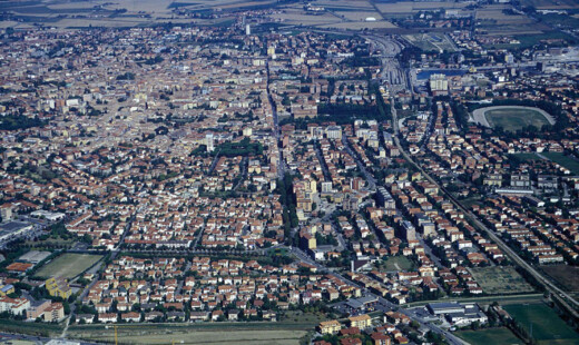 RAVENNA 14/12/04. FOTO AEREE DI RAVENNA