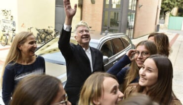 David Lynch Saluta Gli Studenti 