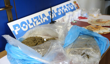 RAVENNA 28/11/2017. POLIZIA, QUESTURA DI RAVENNA. CONFERENZA PER ARRESTI TRAFFICO DI DROGA