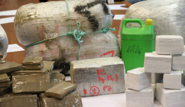 RAVENNA 20/11/2017. CARABINIERI, CONFERENZA PER MAXI SEQUESTRO DI DROGA