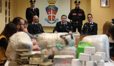 RAVENNA 20/11/2017. CARABINIERI, CONFERENZA PER MAXI SEQUESTRO DI DROGA