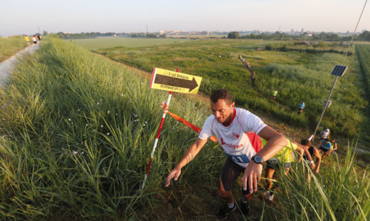 RAVENNA 04/07/2015. ROMAGNA TRAIL CORSA PODDISTICA CON PARTENZA ALL 5.30 DAI GIARDINI PER 16 KM