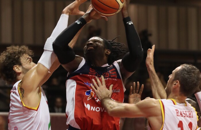 RAVENNA 23/12/2017. LNP Serie A2 Tredicesima Giornata OraSì Basket Ravenna VS Dinamica Generale Mantova.