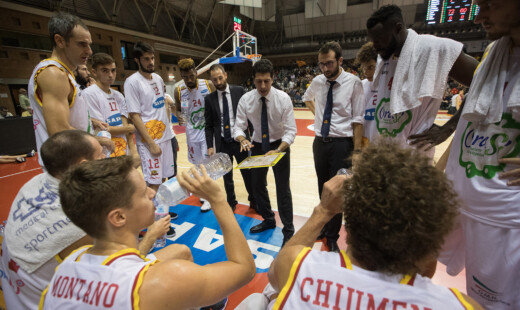 RAVENNA 22/10/2017. LNP Serie A2 Quarta Giornata OraSì Basket Ravenna VS Andrea Costa Imola