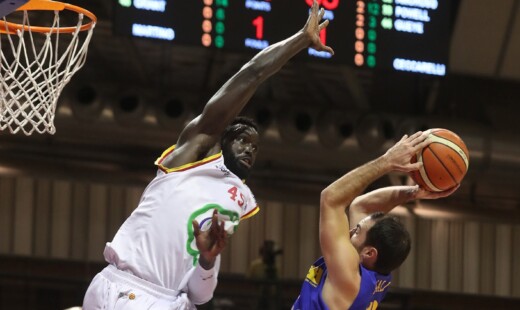 RAVENNA 10/12/2017. LNP Serie A2 Undicesima Giornata OraSì Basket Ravenna VS XL Extralight Montegranaro