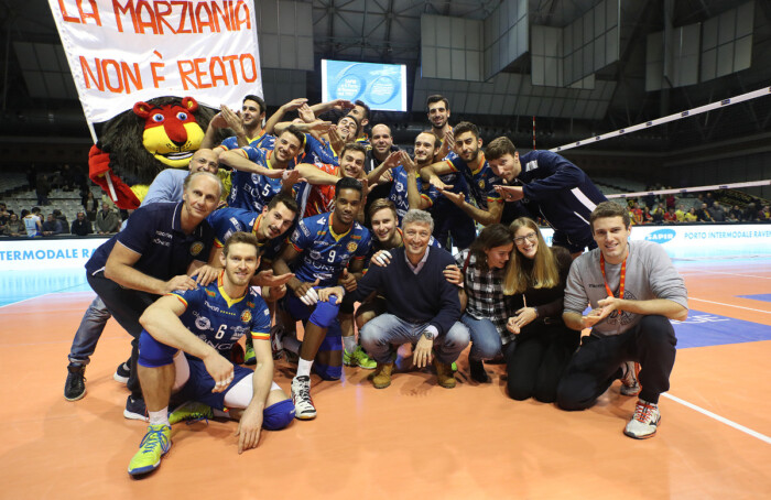 VOLLEY PALLAVOLO. BUNGE RAVENNA TONNO CALLIPO VIBO VALENTIA