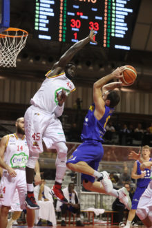 RAVENNA 10/12/2017. LNP Serie A2 Undicesima Giornata OraSì Basket Ravenna VS XL Extralight Montegranaro