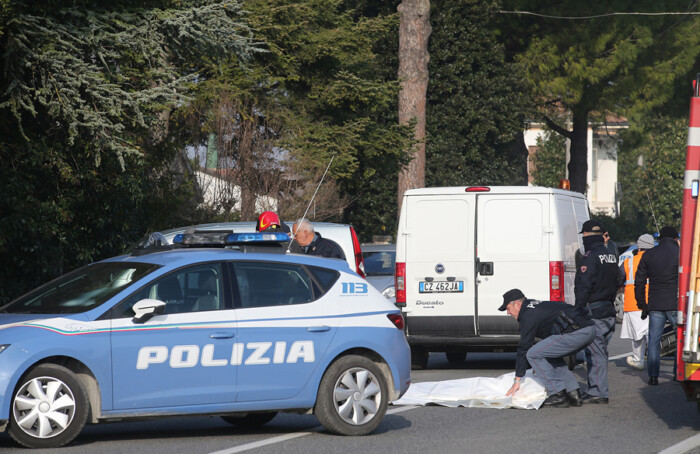 RAVENNA 25/01/2018. TROVATO IN UN FOSSO DI VIA DISMANO IL CORPO DI OTTAVIO CONSULTI