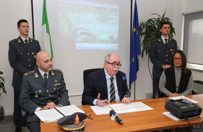 RAVENNA 12/01/2018. CONFERENZA STAMPA IN PROCURA PER L’ ARRESTO DI 2 FUNZIONARI DI HERA.
