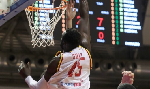 RAVENNA 07/01/2018. LNP Serie A2 Quindicesima Giornata OraSì Basket Ravenna VSTermofrangia Jesi.