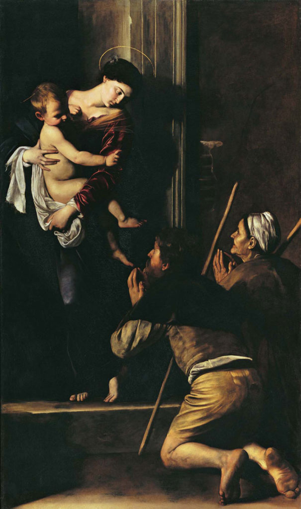 1 Caravaggio Madonna Dei Pellegrini RID Copia.